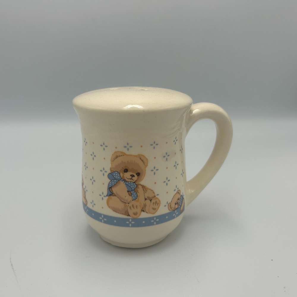 Vintage Tienshan Stoneware Country Bear Cottage Salt Pepper Shaker Replacement